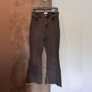 YMI black high waisted flare jeans